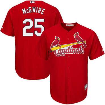 Men's St Louis Cardinals #25 Mark McGwire Red Cool Base Stitched Jersey Dzhi,We sell and wholesale Men's St Louis Cardinals #25 Mark McGwire Red Cool Base Stitched Jersey Dzhi on line form chian!